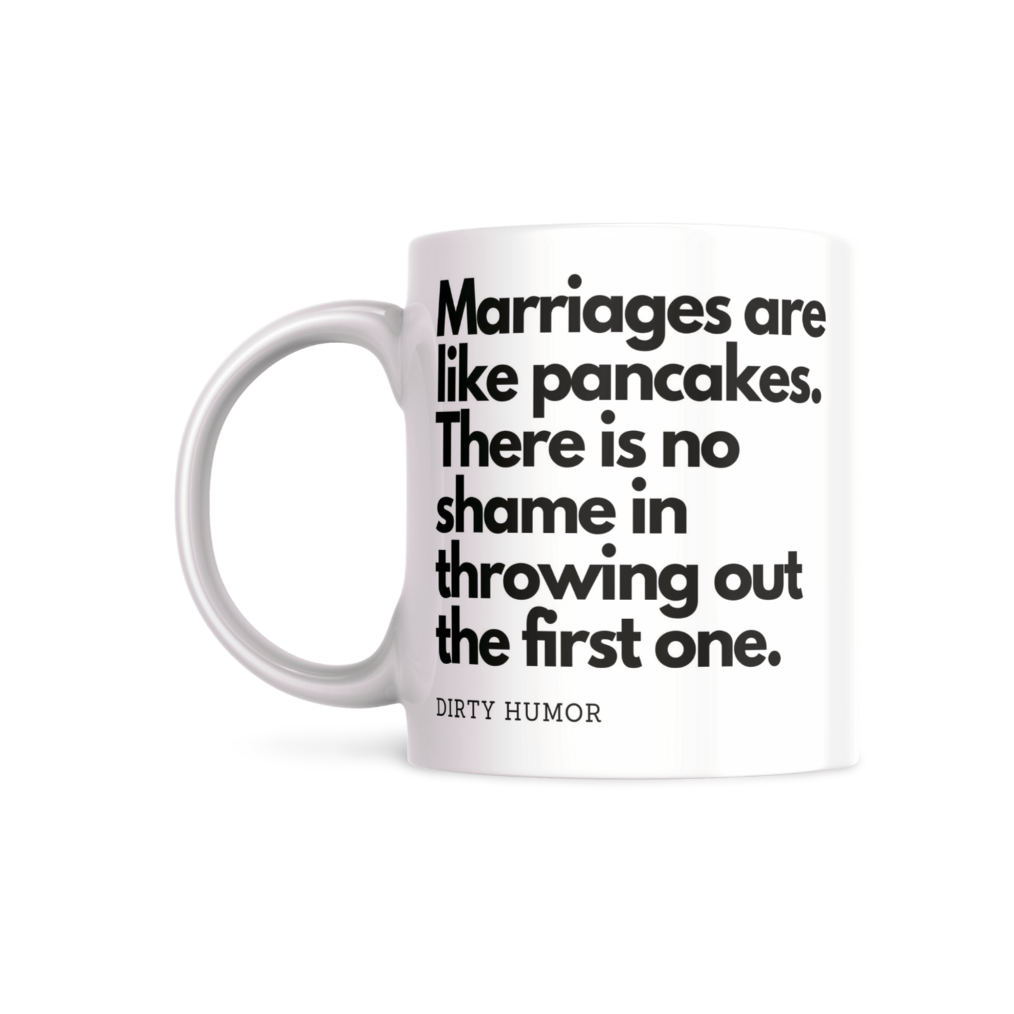 Marriages are like pancakes. There’s no shame in throwing out the first one.